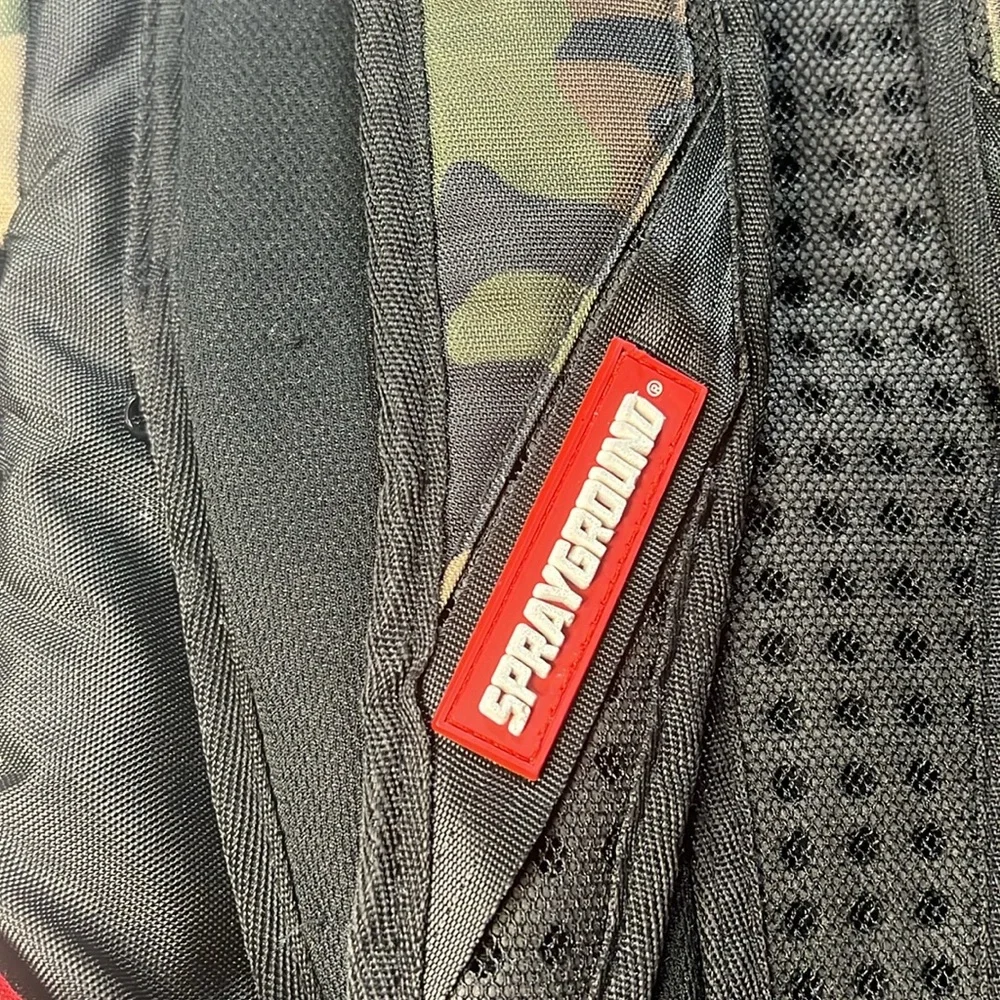 Sprayground Chenille Rainbow Shark Backpack - Picture 13 of 17